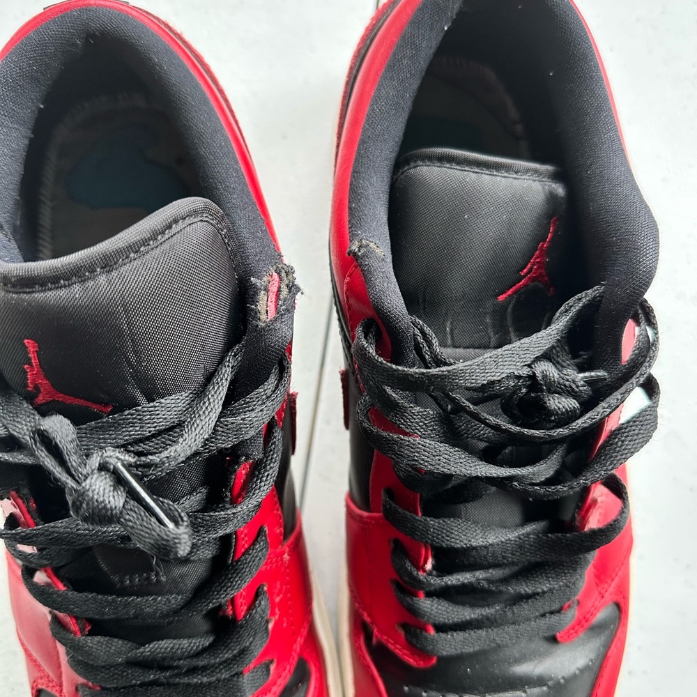 Nike Red and Black Sneakers
